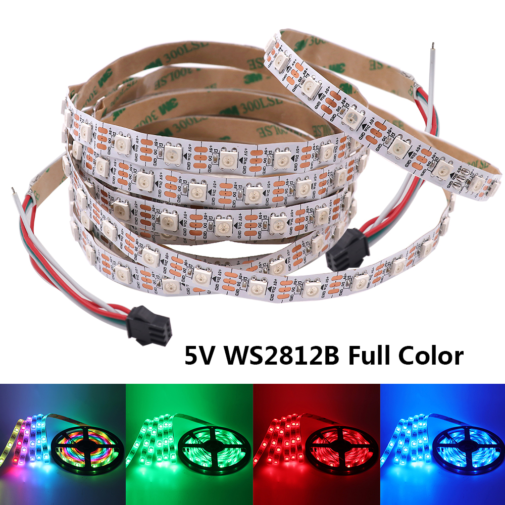 5V WS2812B RGB Led Ʈ 5050 帲 ÷ ȼ  60L..